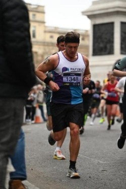 London marathon run