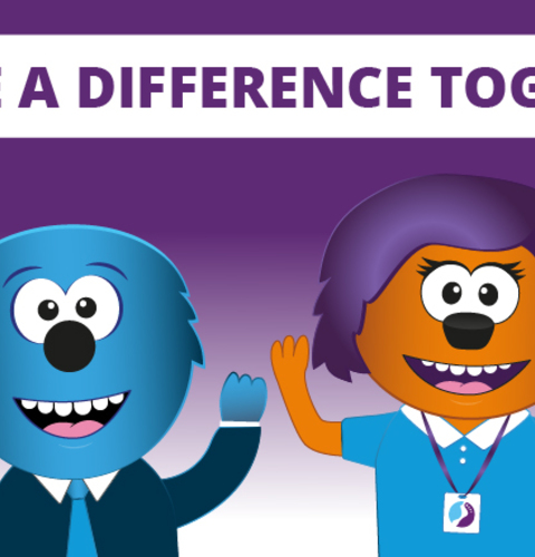Make A Difference Together Purple