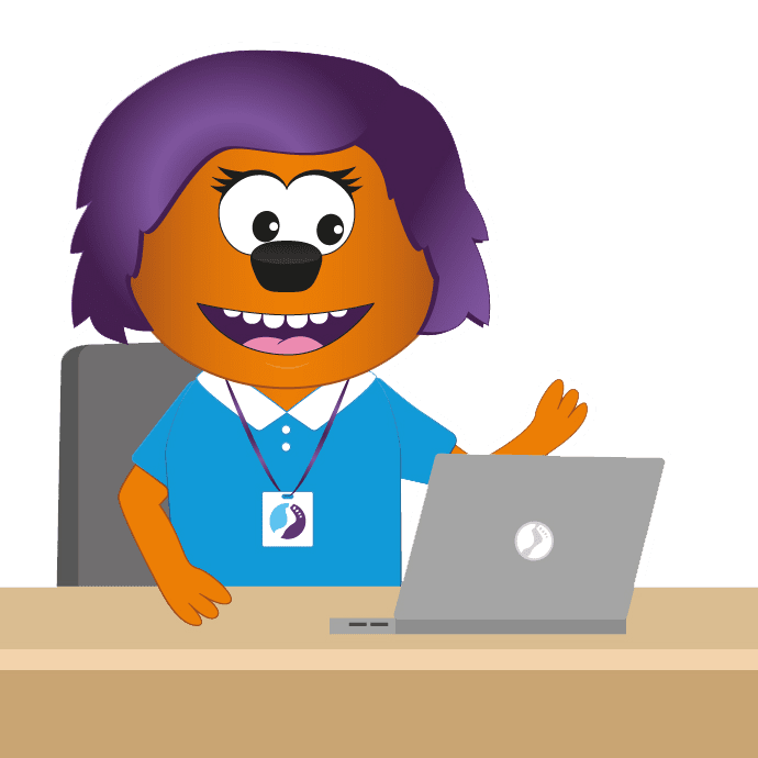 Our mascot applying to Step Teachers